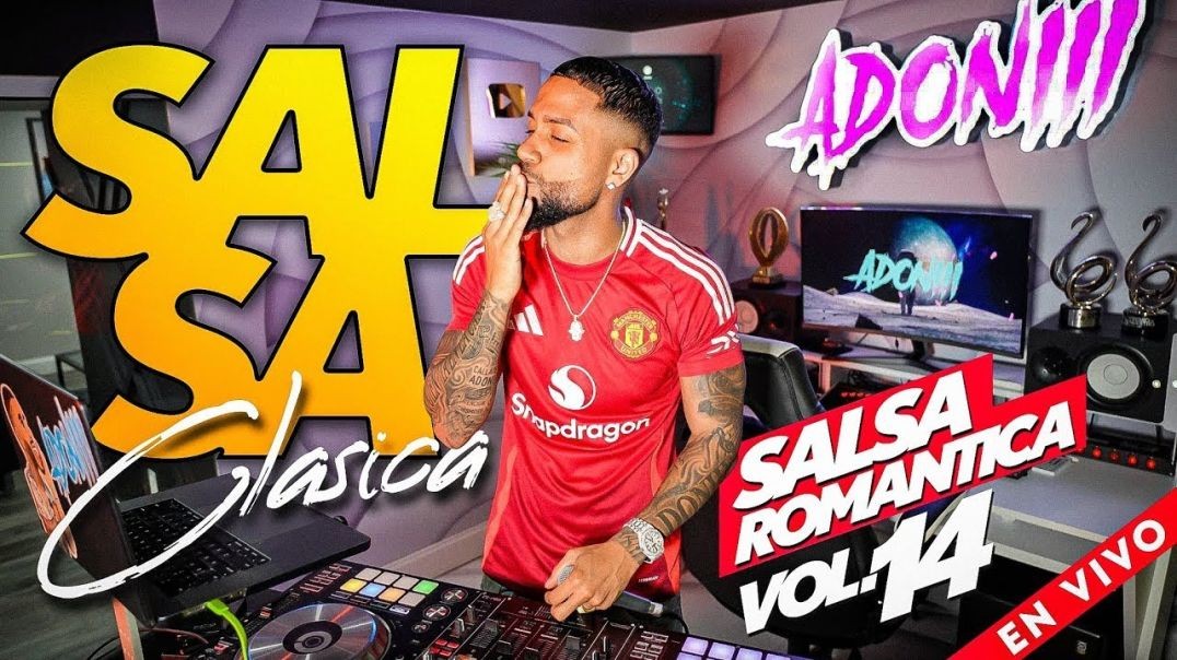 SALSA CLASICA VOL 14 🥁 SALSA ROMANTICA MIX _ MEZCLADA EN VIVO POR DJ ADONI